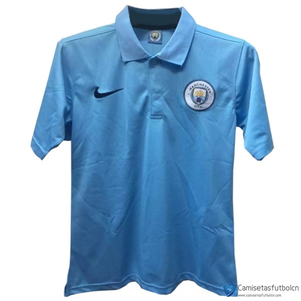 Polo Manchester City 2017-18 Azul